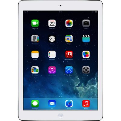 Apple iPad Air Apple A7 iOS 7 1GB 16GB 9.7 Screen Wi-Fi Silver Apple iPad Air Apple A7 iOS 7 1GB 16GB 9.7 Screen Wi-Fi Silver